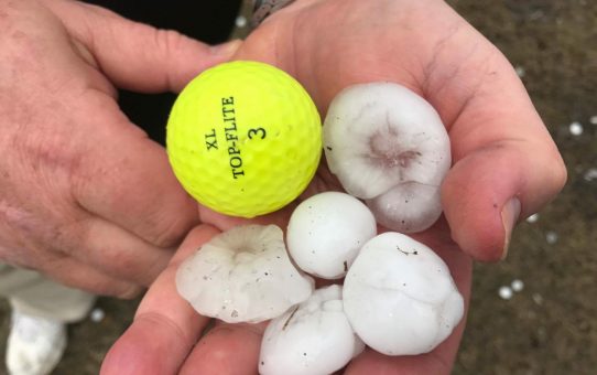 Hail in Humboldt Iowa